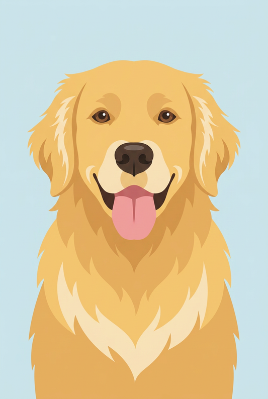 Custom Pet Portrait — Modern/Vector Style