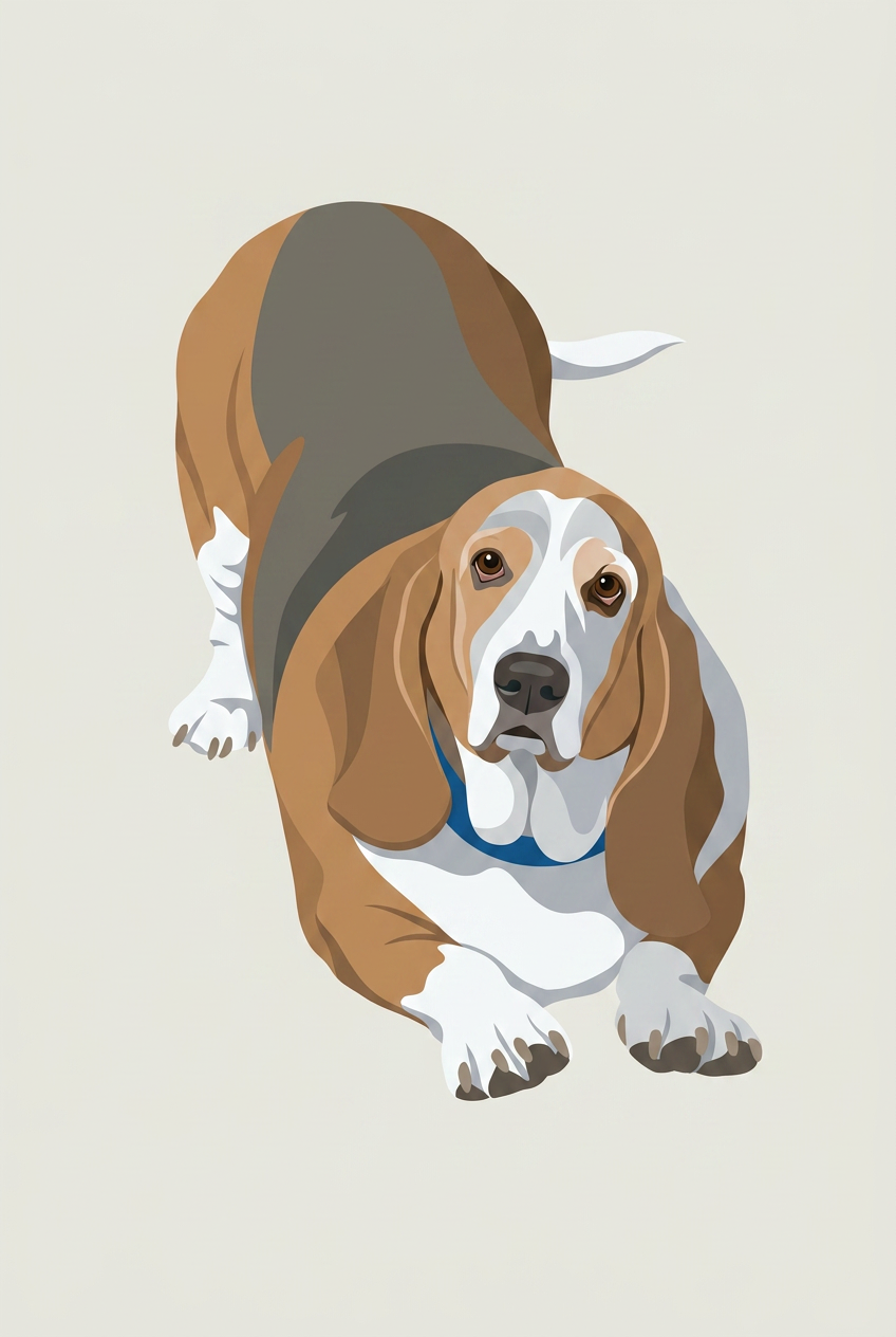 Custom Pet Portrait — Modern/Vector Style